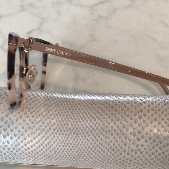 Jimmy Choo JC310/G 00T4 53 Havana Pink Eyeglasses - Picture 8 of 8